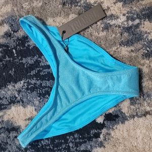 Baby blue normal coverage bathing suit bottom